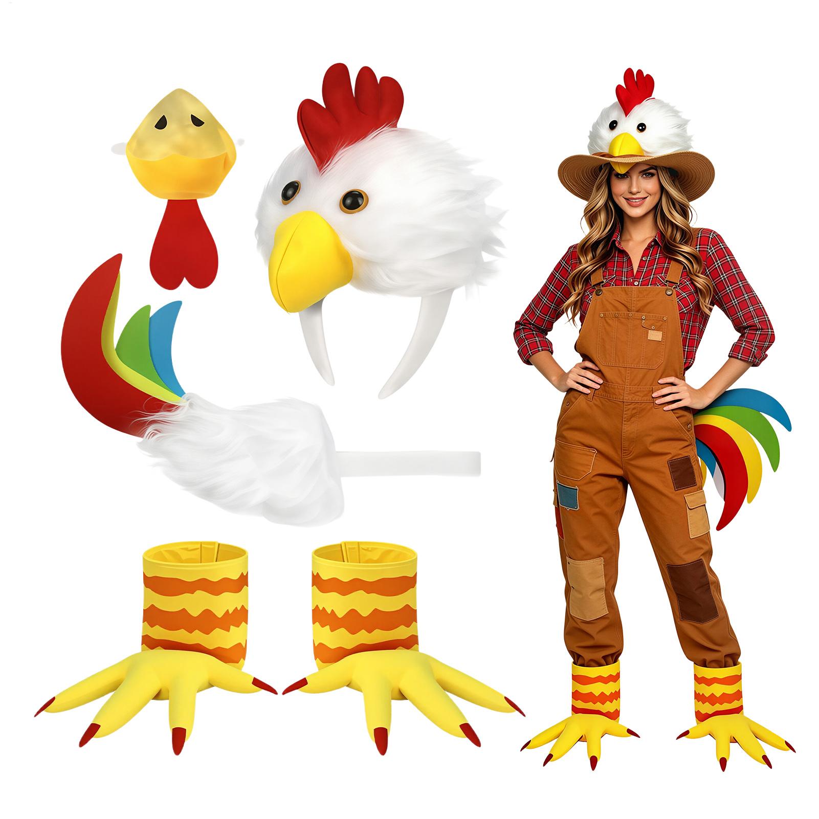 Rooster Chicken Costume Access - Shoe Brush recension och pris